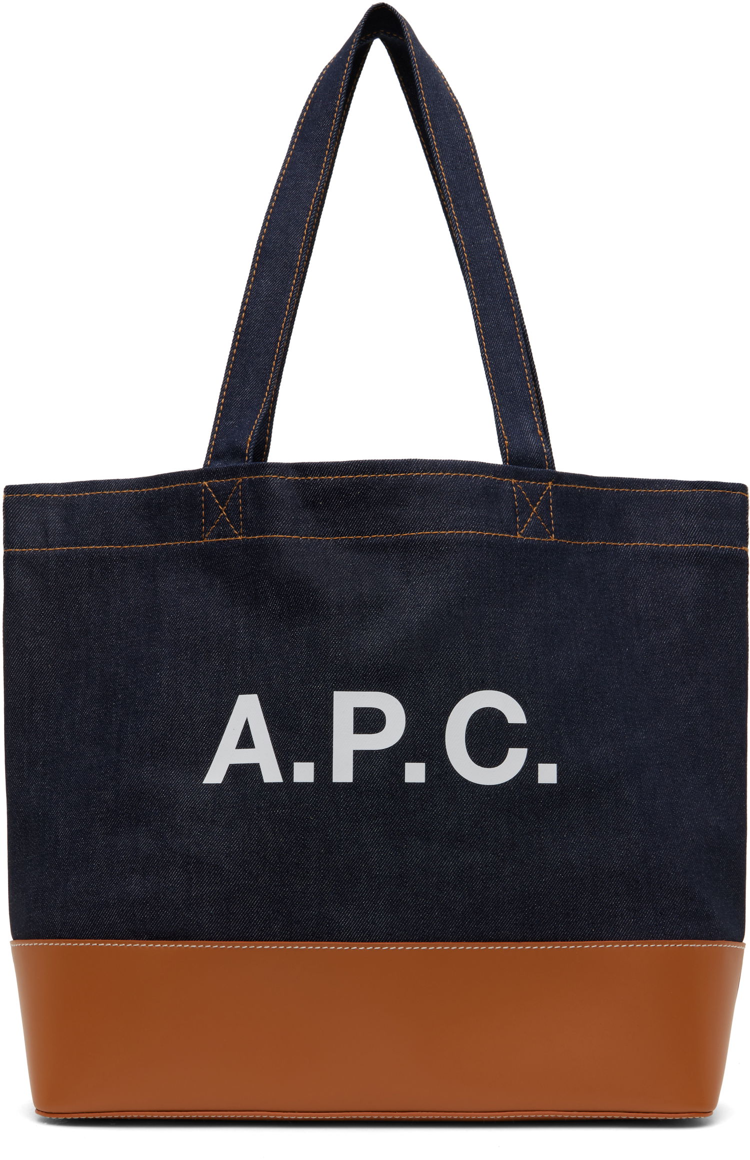 Tote bag A.P.C. A.P.C. Axel E/W Denim Tote Modra | CODDP-M61917, 0