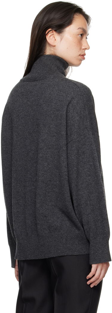 Pleteni pulover Loulou de Saison Loulou de Saison Murano Turtleneck Sweater Siva | MURANO, 2