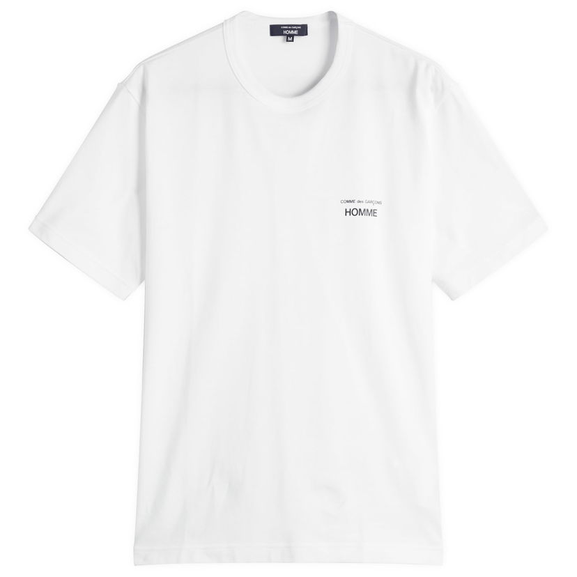 Majica Comme des Garçons Homme Logo T-Shirt, Size Large Bela | HP-T101-W25-3