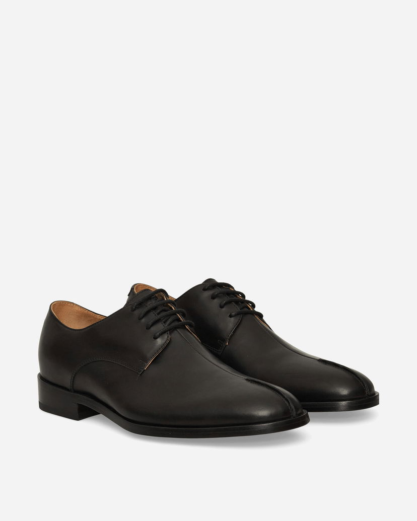 Modni dodatki Maison Margiela Derby Leather Shoes Črna | SH1WQ0003 T8013
