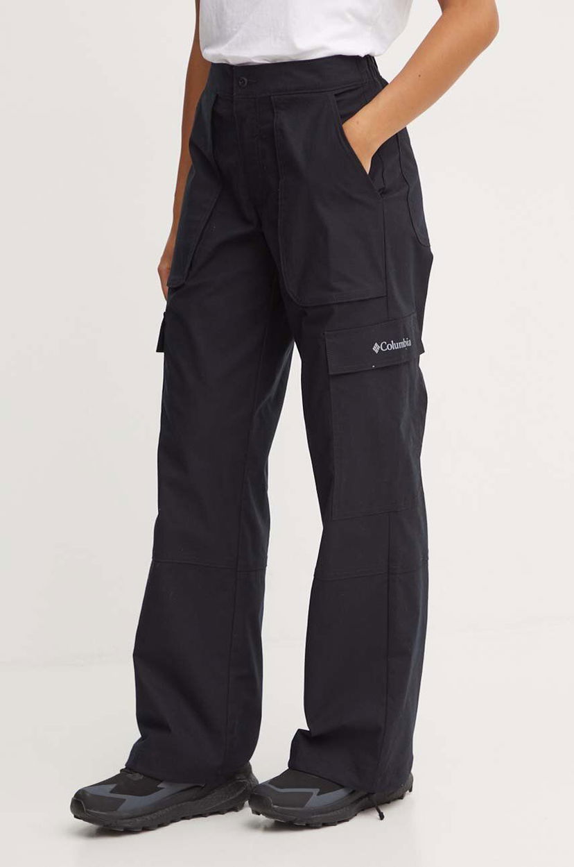 Cargo hlače Columbia Brea Falls High Waist Cargo Pants Črna | 2086041