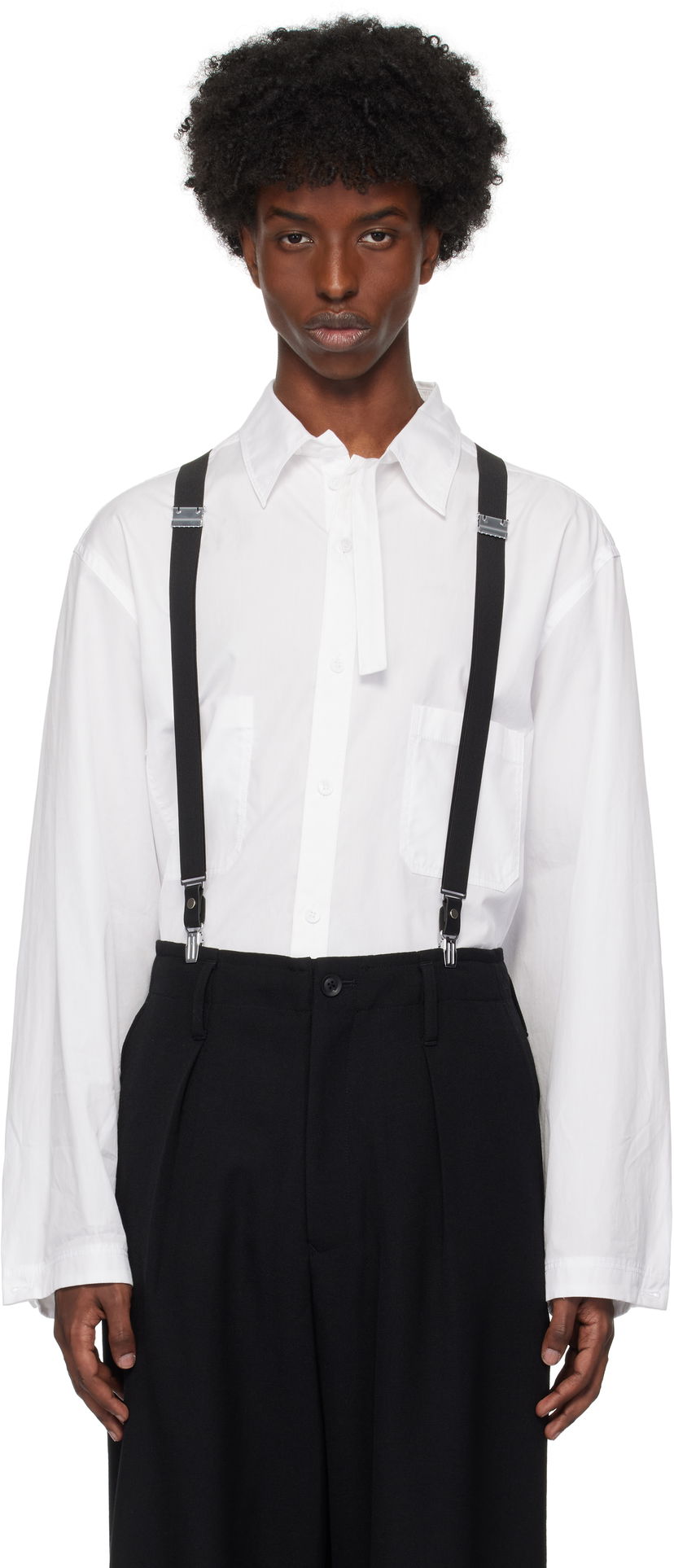Pasovi Yohji Yamamoto 2Way Suspenders Črna | HO-Q01-970