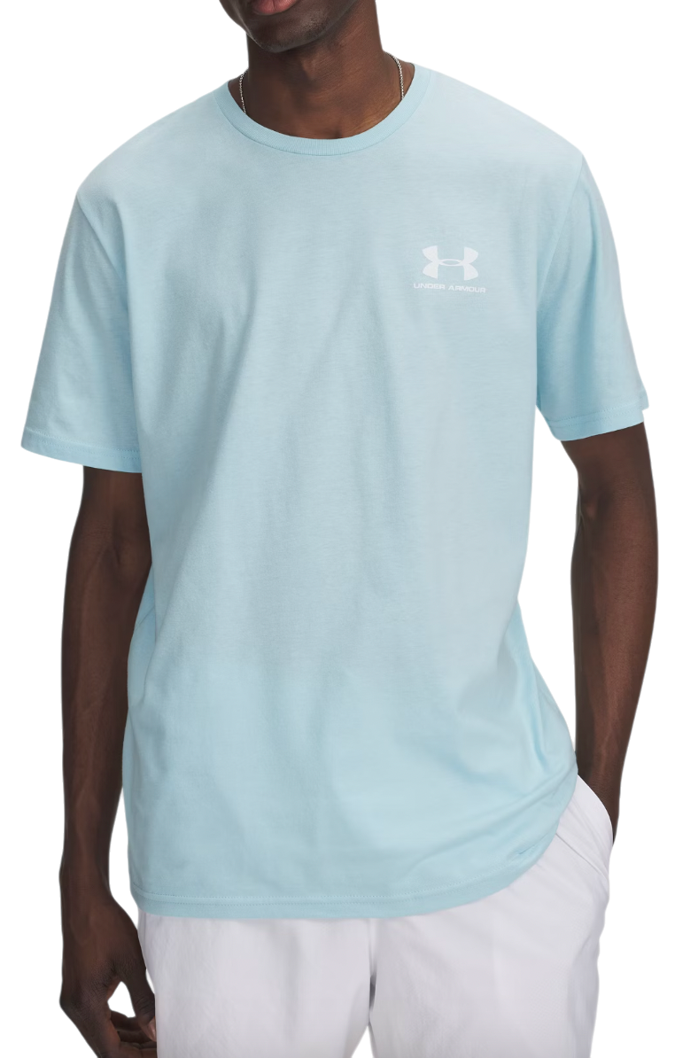 Majica Under Armour Sportstyle Left Chest Short Sleeve T-Shirt Turkizna | 1326799-494