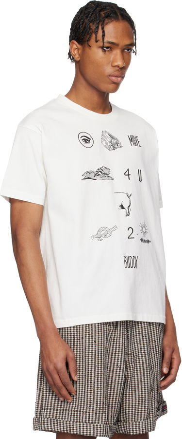 Majica Bode Bode Rebus Graphic T-Shirt Bela | MRS25CS001, 1