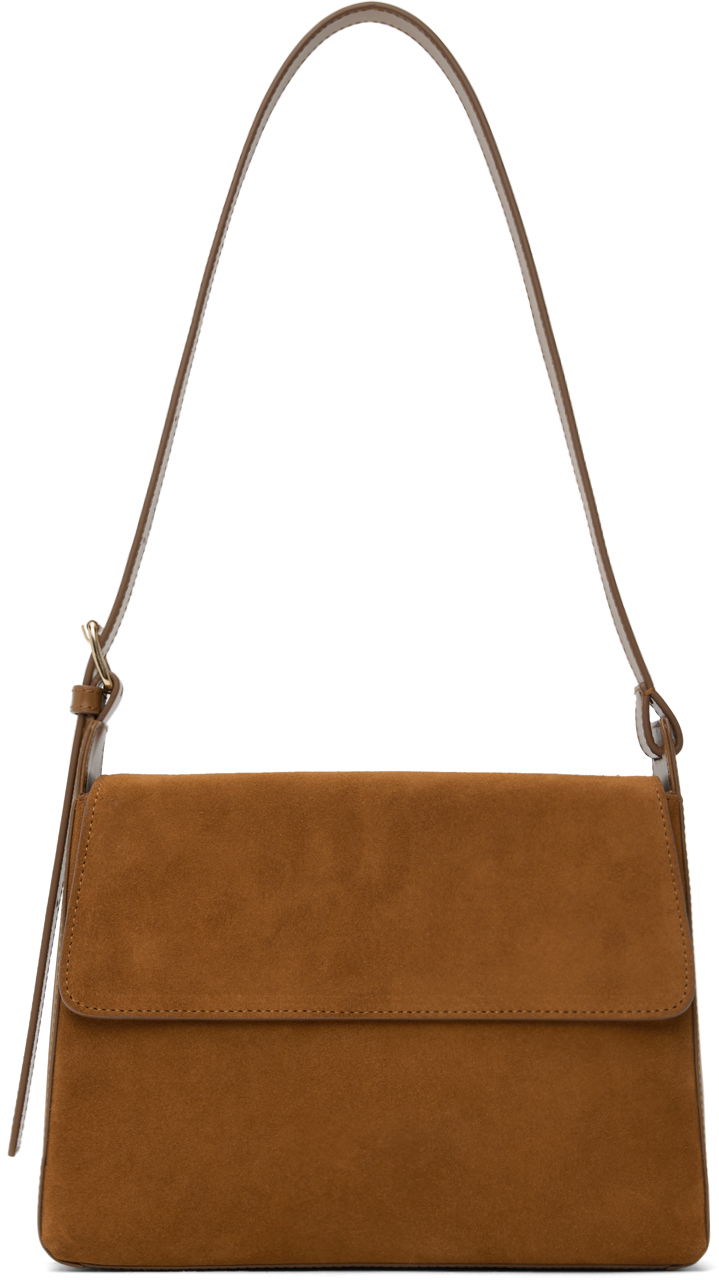 Torba za čez ramo A.P.C. Flap Shoulder Bag Rjava | PXBRT-F61924
