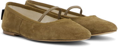 Superge in čevlji A.P.C. A.P.C. Swan Ballerina Flats Zelena | PXBTG-F53295, 3