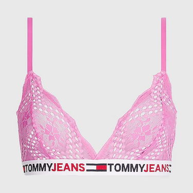 Modrček Tommy Hilfiger Unlined Lace Triangle Bra Roza | UW0UW03829 TO5, 3