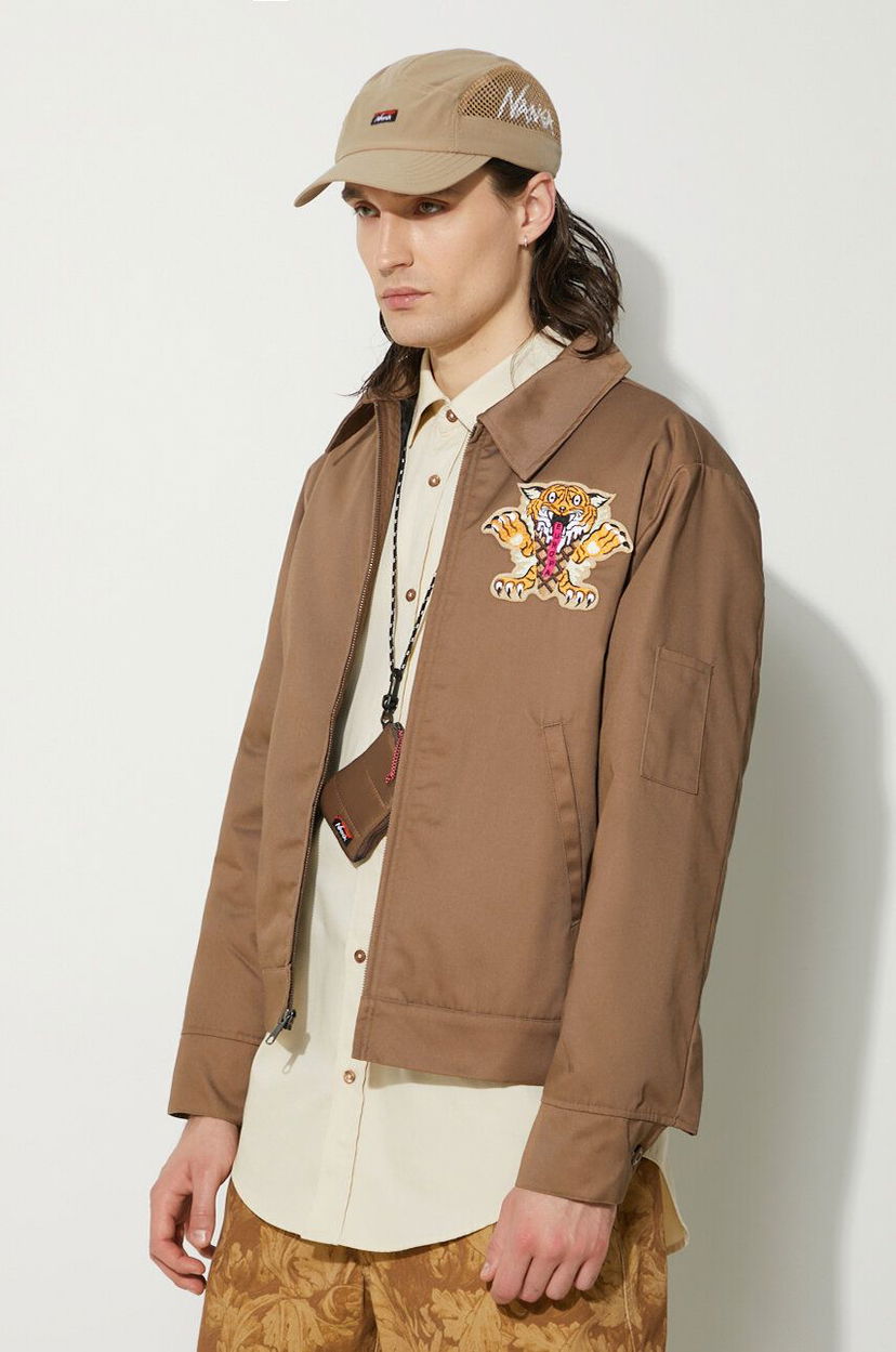 Jakna BBC IceCream ICECREAM Tiger Work Oversize Jacket Rjava | IC24203