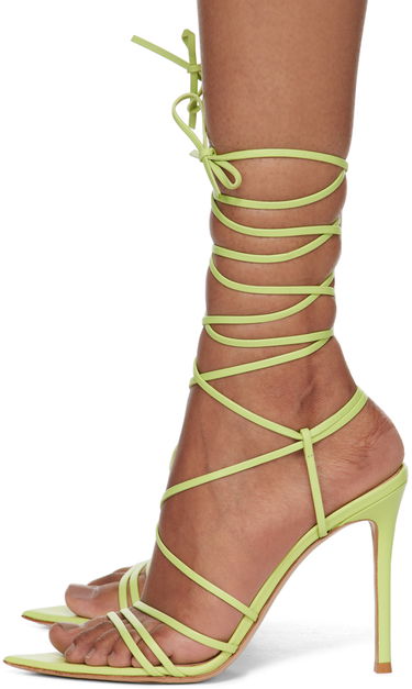 Modni dodatki Gianvito Rossi Gianvito Rossi Wrap Tie-Up Heels Zelena | G32323.15RIC.NAP, 2