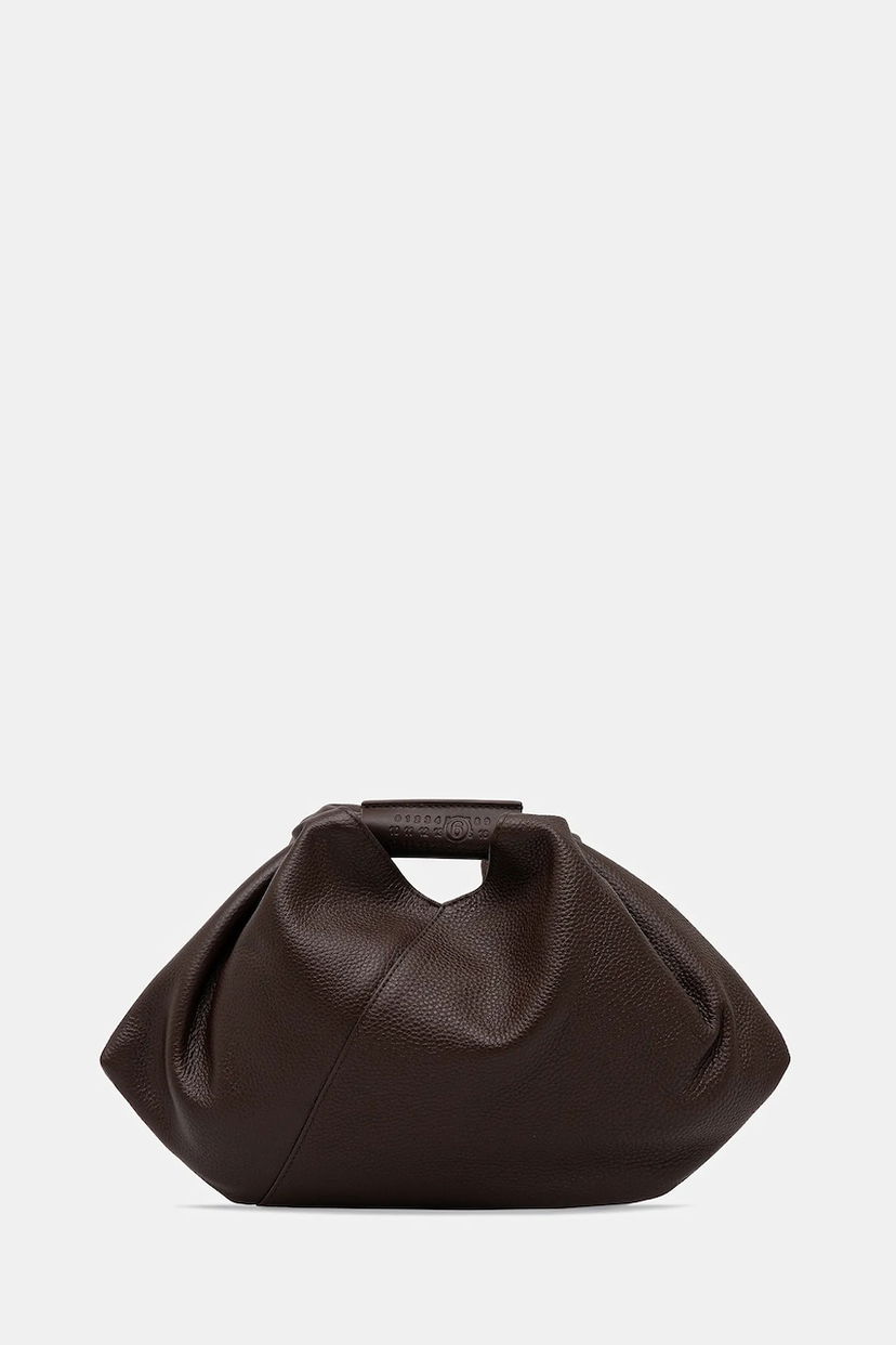 Torbica Maison Margiela MM6 Maison Margiela Leather Clutch Rjava | SB5WD0029.P7255.T2625