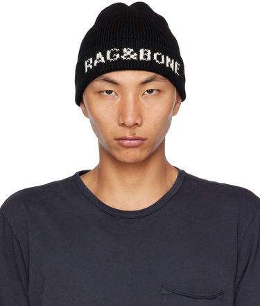 Beanie rag & bone Rag & Bone Margo Beanie Črna | WJK22HS000BV00, 0