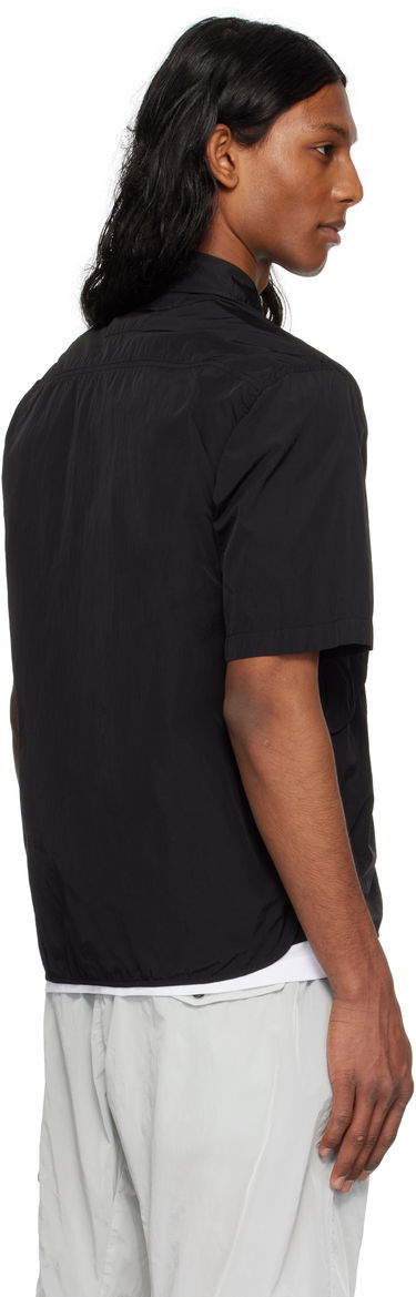 Srajce C.P. Company C.P. Company Chrome-R Short Sleeve Shirt Črna | 18CMOS035A-005904G, 2