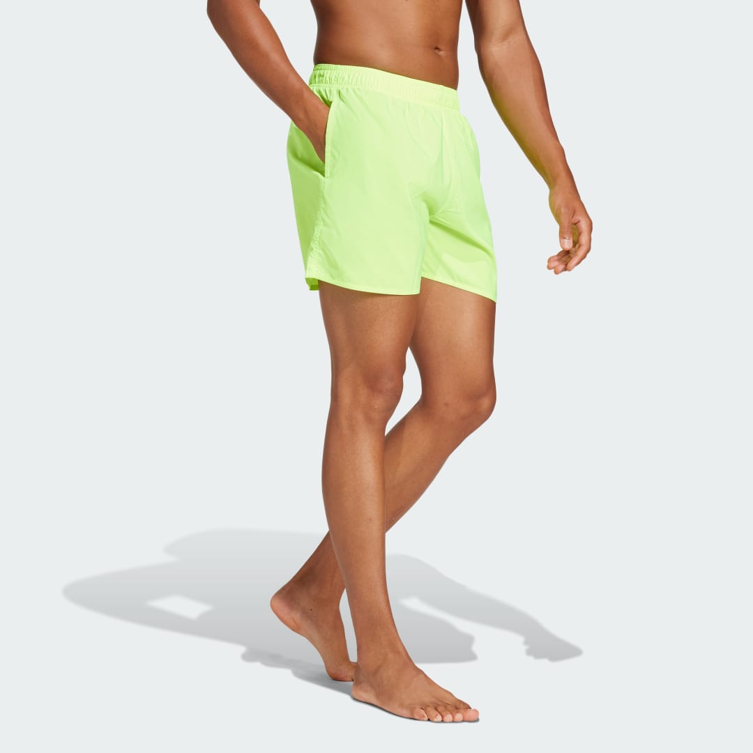 Kopalke adidas Performance Solid CLX Short Length Swim Shorts Rumena | JL5560, 1