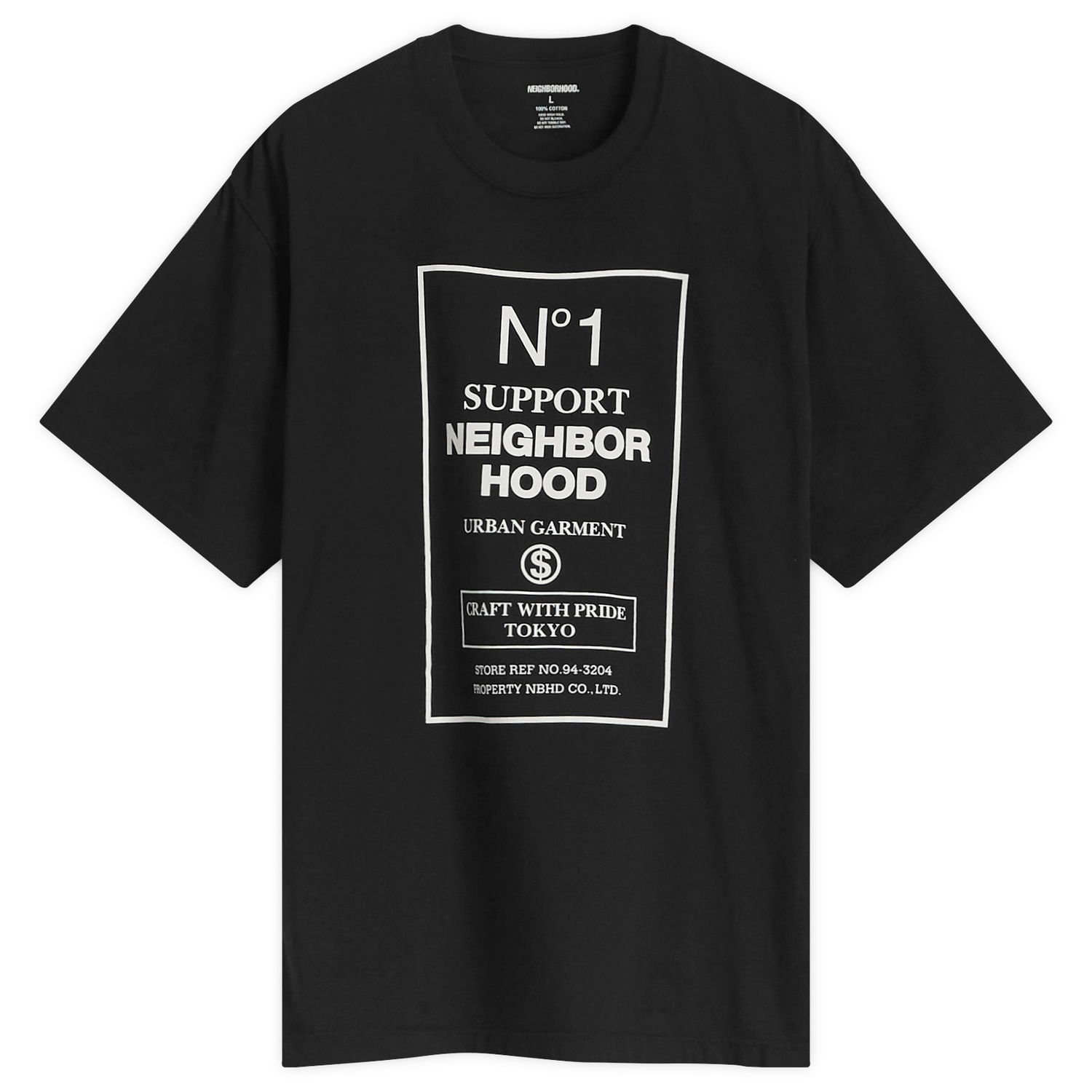 Majica Neighborhood SS-15 Support Neighbor Hood Graphic Tee, Size L Črna | 251PCNH-ST15-BLK, 0