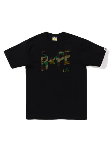Majica BAPE 1st Camo Sta Logo Tee Črna | 1I80-110-011