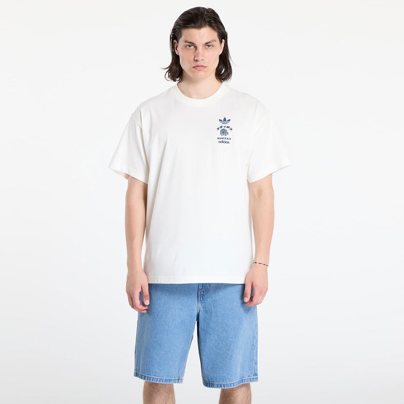 Majica adidas Originals Japan Florals Graphic T-Shirt Bela | KQ9959