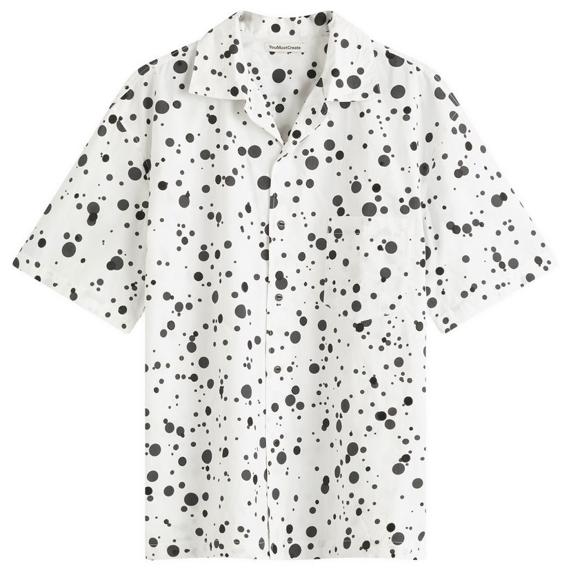 Srajce YMC YMC Sidri Vacation Shirt, Size Large Bela | P2YAT-10