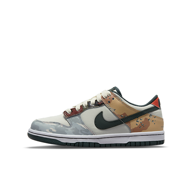 Superge in čevlji Nike Dunk Low SE "Sail Multi-Camo" GS Večbarvna | DB1909-100, 0