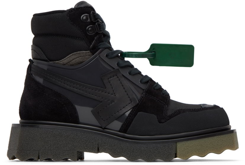 Oblačila Off-White Off-White Hiking Sponge Boots Črna | OMIA228C99LEA0011063