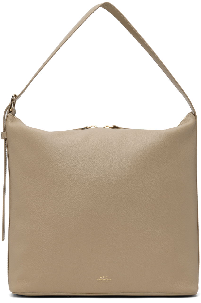 Oblačila A.P.C. Beige Vera Tote Bež | PXBVS-F61902, 0