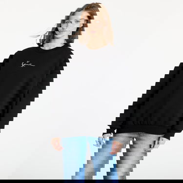 Pulover Karl Kani Small Signature Essential OS Crew Black Črna | KW-CR021-001-01, 0