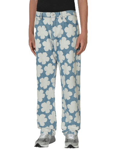 Kavbojke KENZO Hana Dots Loose Fit Jeans Modra | FC65DP4029GP 64