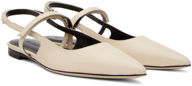 Oblačila BY FAR BY FAR Jess Slingback Ballerina Flats Bež | 23CAJESFCENAP, 3