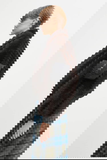 Bomber jakna Coperni Faux Fur Bomber Jacket Rjava | COPBL33F9015, 1