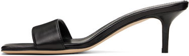 Modni dodatki Aeyde Aeyde Ilvy Leather Mules Črna | A11-HS-GAIS55TB155-SS25-800-007, 2