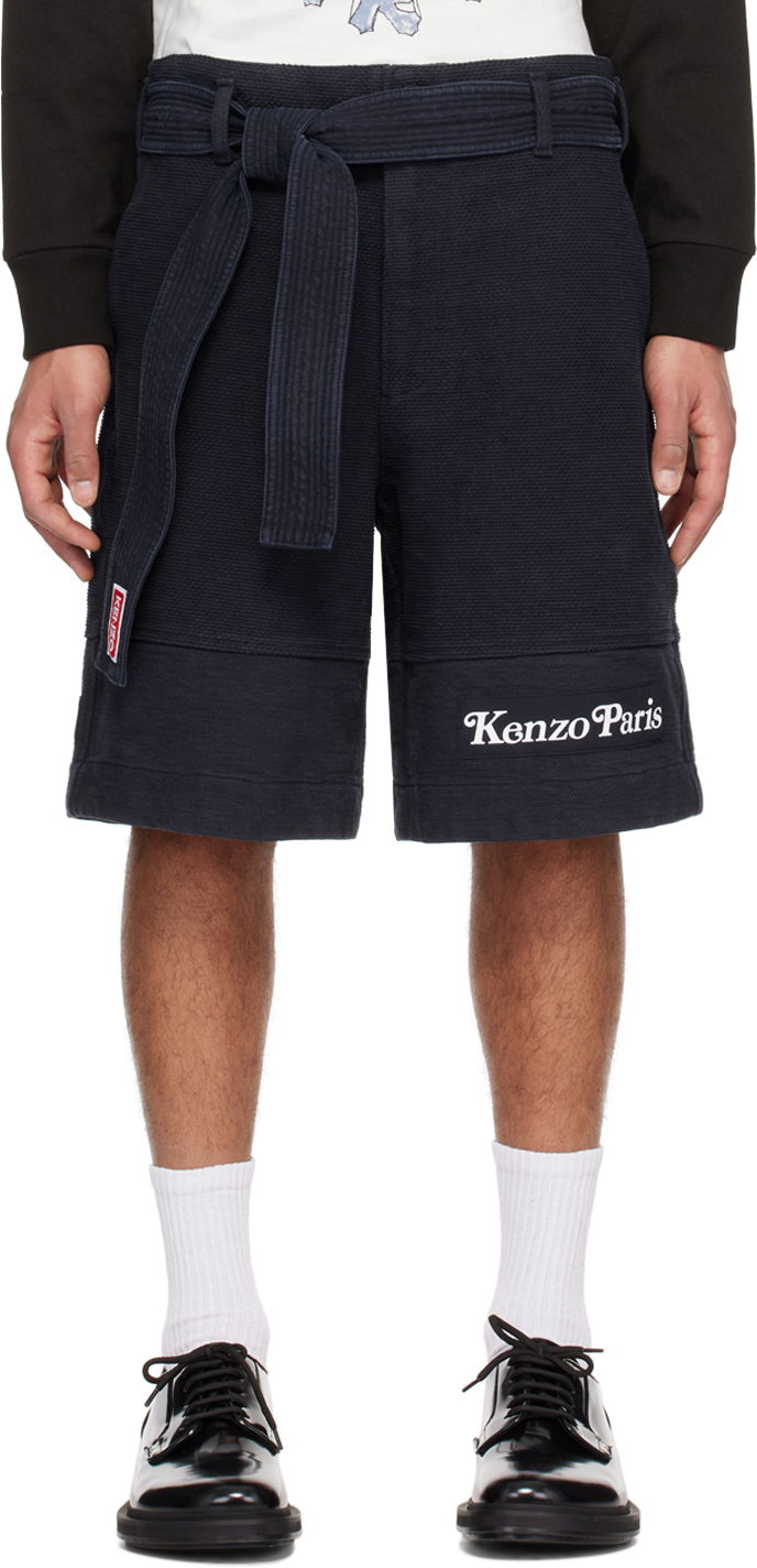 Kratke hlače KENZO Verdy x Judo Shorts Črna | FE55SH2379OS