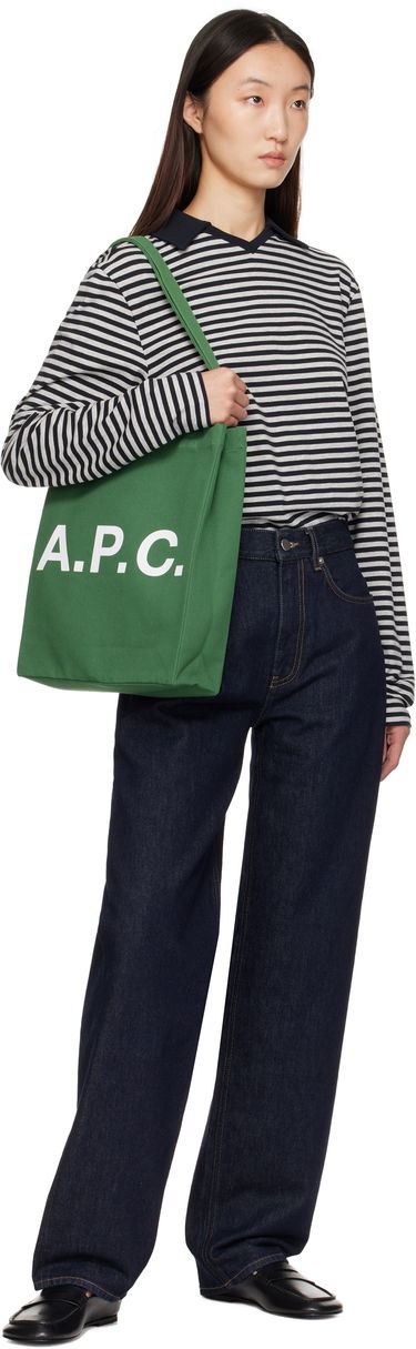Tote bag A.P.C. A.P.C. Lou Tote Bag Zelena | COGYX-M61442, 3