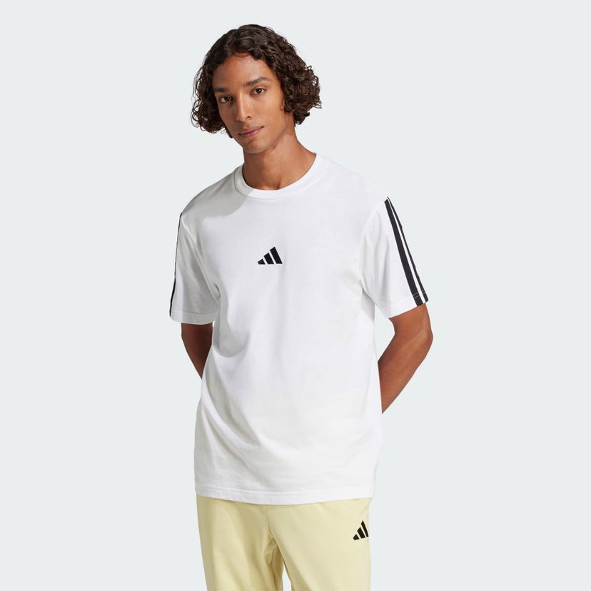 Majica adidas Performance 3-Stripes Single Jersey Tee Bela | JW1952