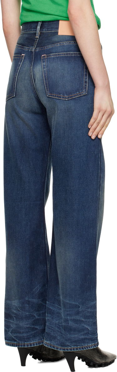 Kavbojke Acne Studios Acne Studios Loose Fit Jeans Modra | A00520-, 2