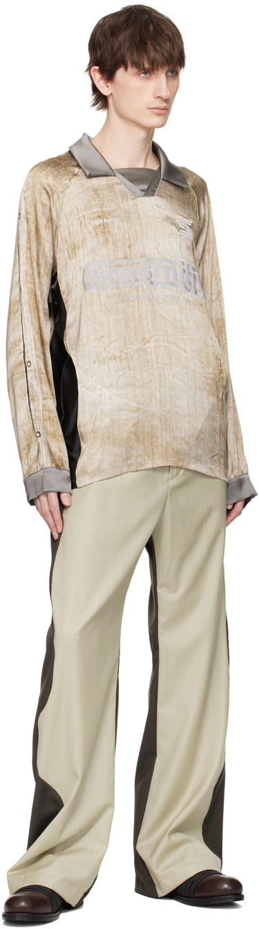 Hlače Serapis Serapis Wool Split Trousers Bež | SS25_SP_1, 3