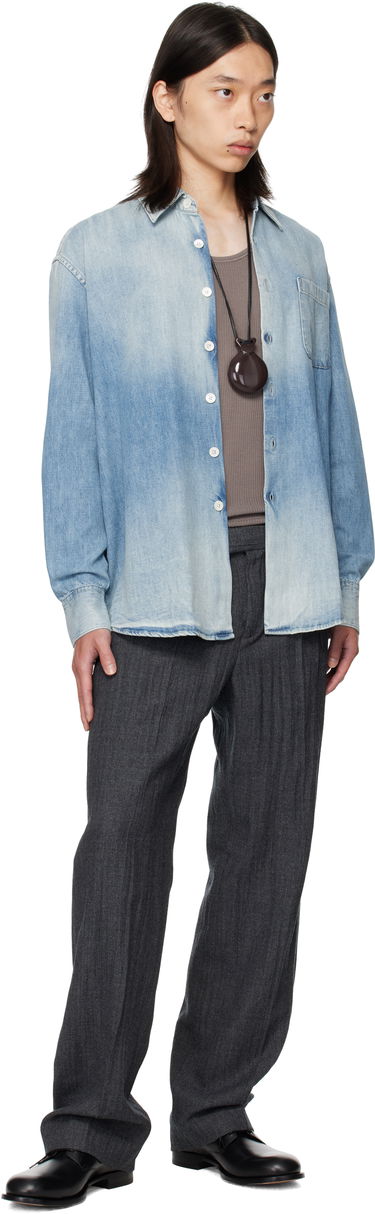 Srajce OUR LEGACY OUR LEGACY Above Denim Shirt Modra | M4252AC, 3