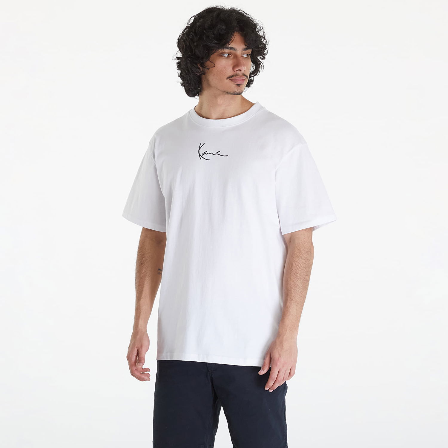 Majica Karl Kani Small Signature Burger Tee White Bela | KM241-039-1, 0