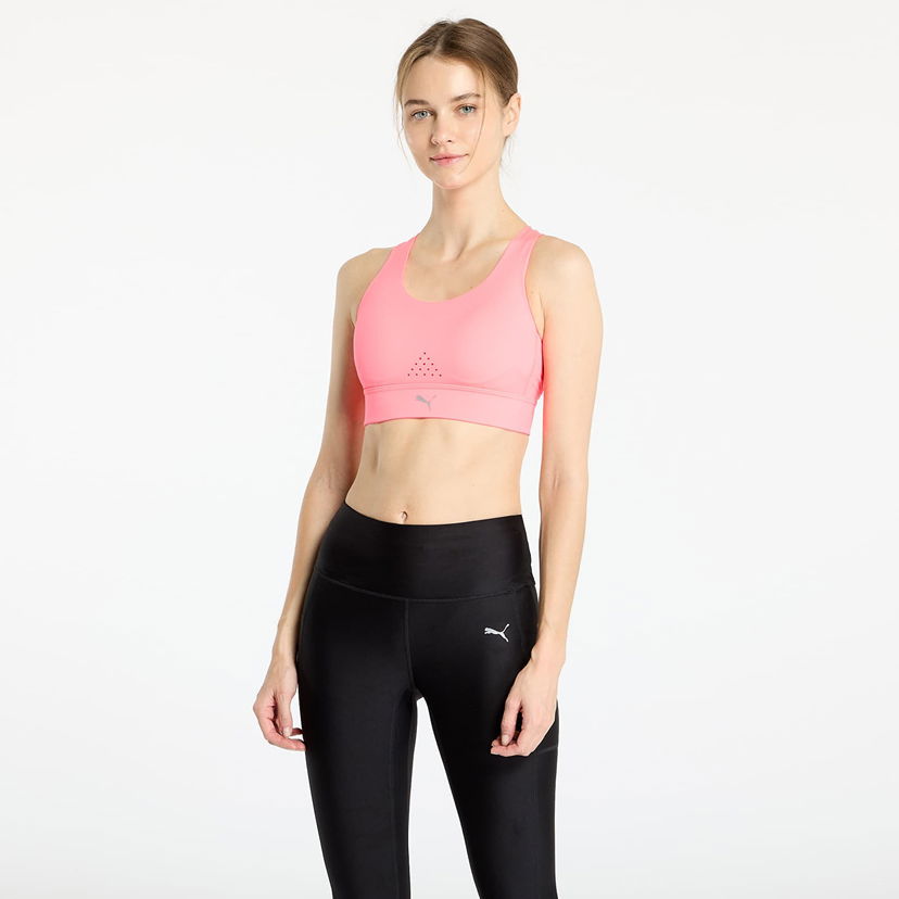 Modrček Puma Pwrbreathe Run Bra Pink Roza | 52507416