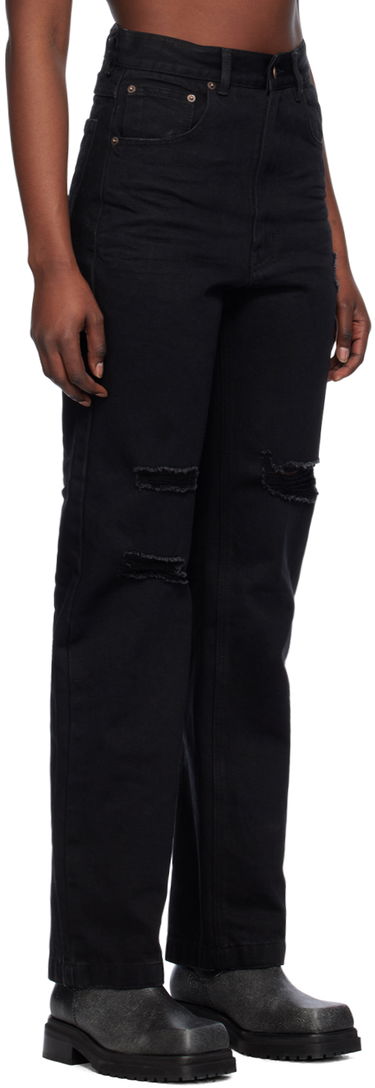 Kavbojke We11done Distressed Jeans Črna | WD-DP0-24-330-W-BK, 1