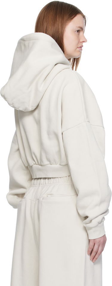 Pulover Entire Studios Entire Studios Cropped Heavy Hoodie Bež | ES2392RI, 2