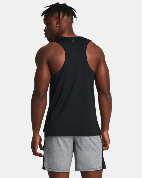 Majica brez rokavov Under Armour Elite Launch Reflective Running Tank Top Črna | 1382608-001, 1
