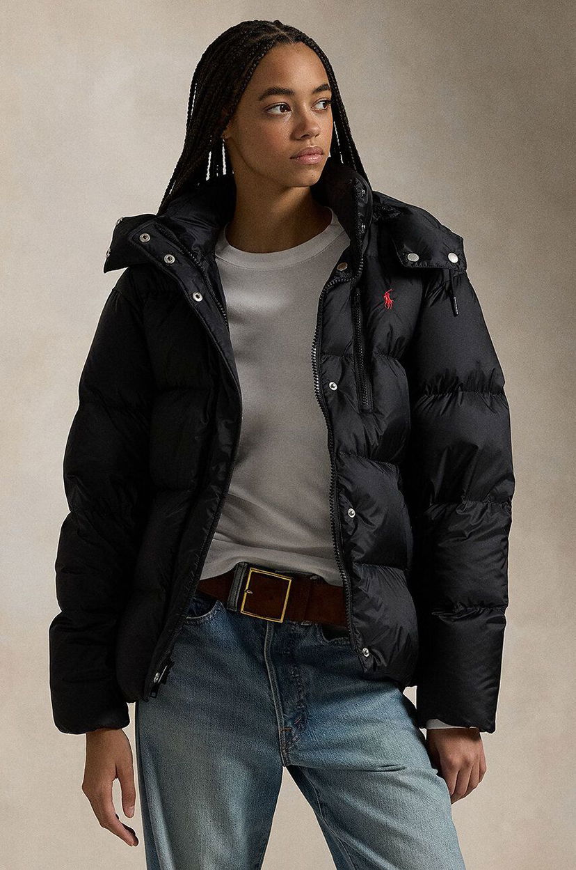 Puhovka Polo by Ralph Lauren Black Down Puffer Jacket Črna | 211932183