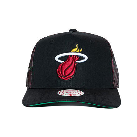 Kapa Mitchell & Ness Mitchell & Ness NBA Tremor Trucker Snapback Hat Miami Heat Črna | HT11505-MHEBLCK, 1