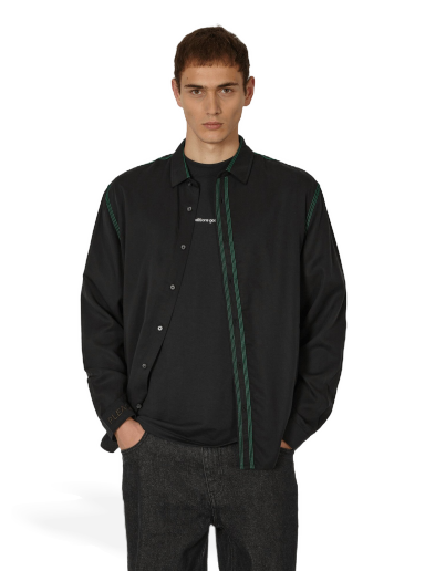 Srajce Pleasures Life Button Down Črna | P23F014 BLACK
