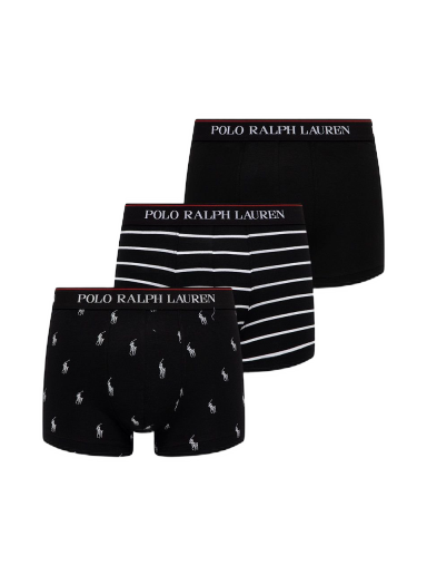 Boksarice Polo by Ralph Lauren Classic Trunk 3Pack Črna | 714830299009