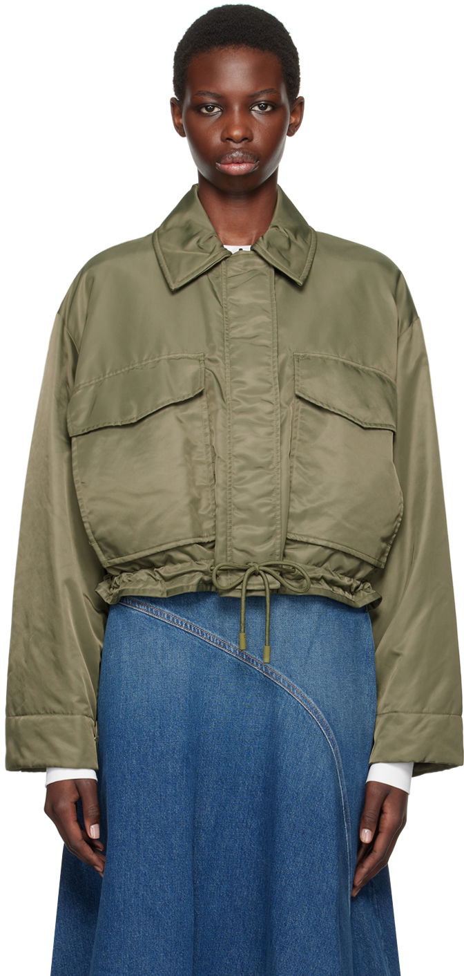 Bomber jakna Max Mara Weekend Max Mara Water-Repellent Reversible Bomber Jacket Zelena | 2425486031600
