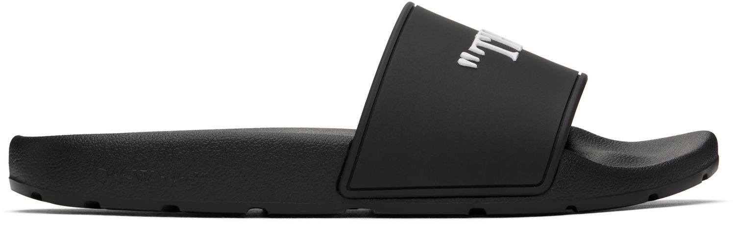 Superge in čevlji Off-White 'This That' Slides Črna | OMIU003S25MAT0011001, 0