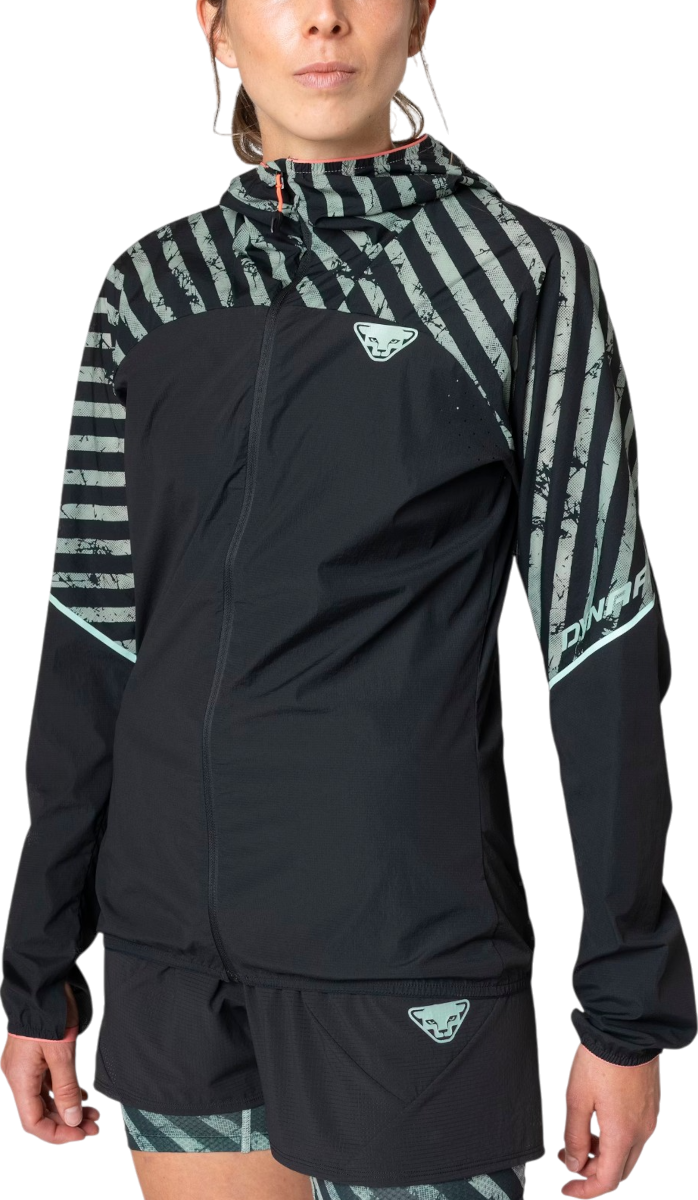 Vetrovka Dynafit Trail Wind Hooded Jacket Črna | 08-0000071913-5421