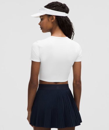 Krop-top lululemon Cropped T-Shirt Slim Fit with Built-in Bra Medium Support B/C Cups L Bela | prod11871026, 2