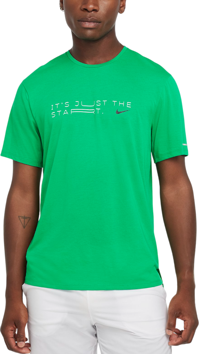 Majica Nike Green Running T-Shirt Zelena | hf0904-324