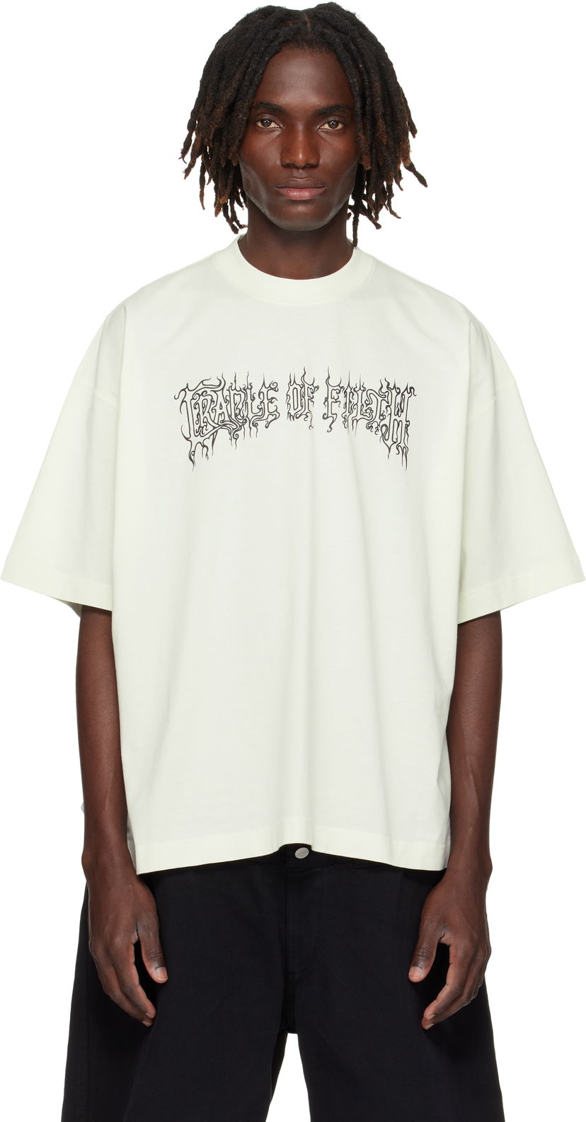 Majica VETEMENTS Vetements Cradle Of Filth Graphic T-Shirt Zelena | UCF76TR100I